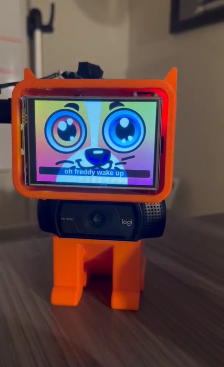 Freddy robot prototype standing on the floor